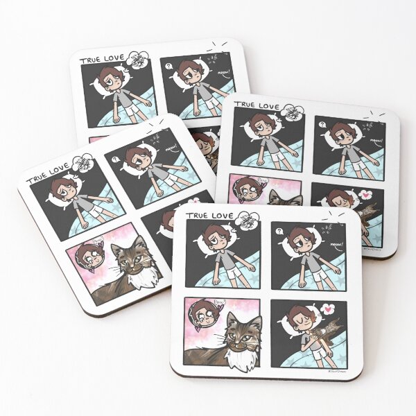 Item preview, True Love - Cats designed and sold by SkipDraws.