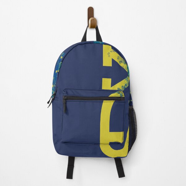 Item preview, Syd yellow and blue vertical design designed and sold by Owen Family Homeschool.