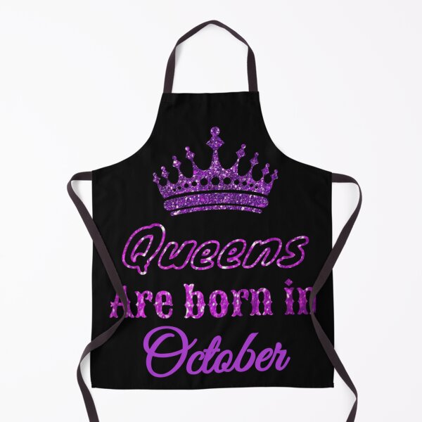 Item preview, Queens  are born in October birthday wishes horoscope astrology , girly gift woman , gift  glitter pink crown  designed and sold by Morinas.