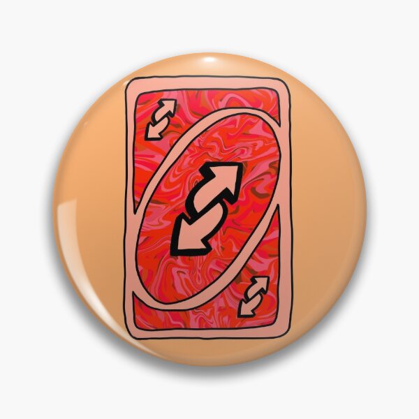 uno reverse, uno out, card games - Uno Reverse - Pin