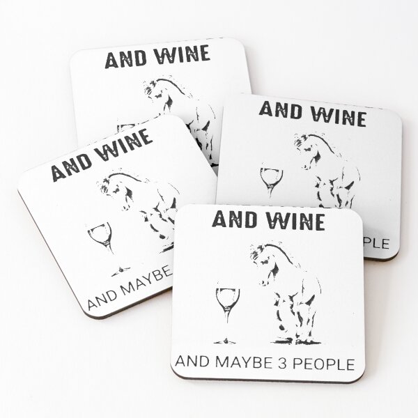 Item preview, I Like Horses And Wine And Maybe 3 People designed and sold by Terri-Wong-9720.