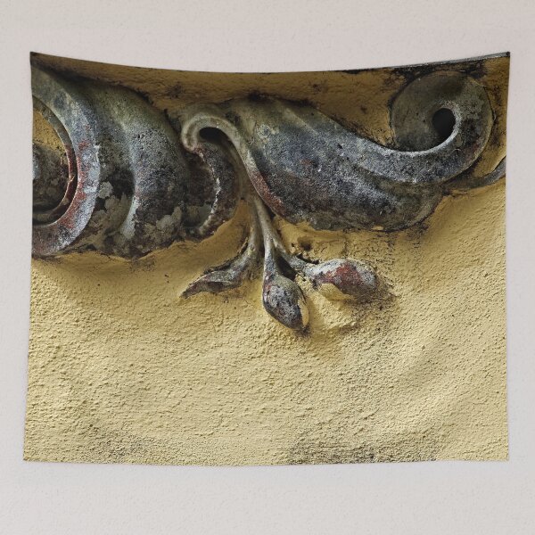 Item preview, Antique Carved Stone Floral Wall Decoration designed and sold by Anna Lemos.