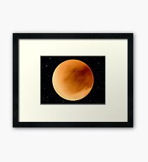 Dust Storm on Planet Dune Arrakis Framed Print