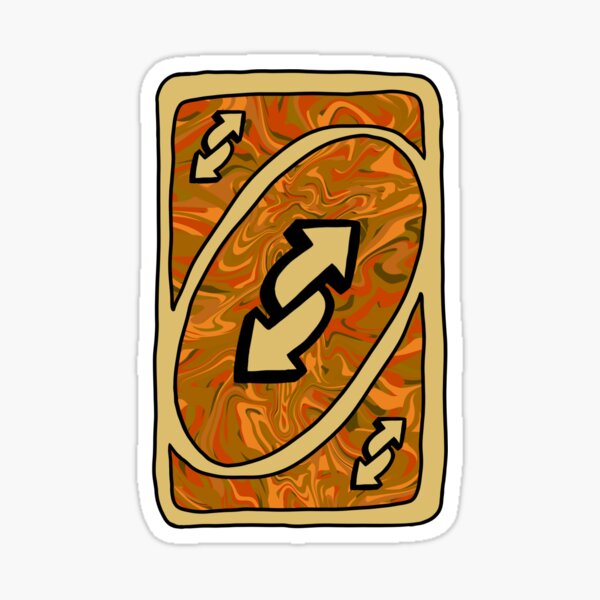 Reverse UNO Card Sticker for Sale by abbybobabby64