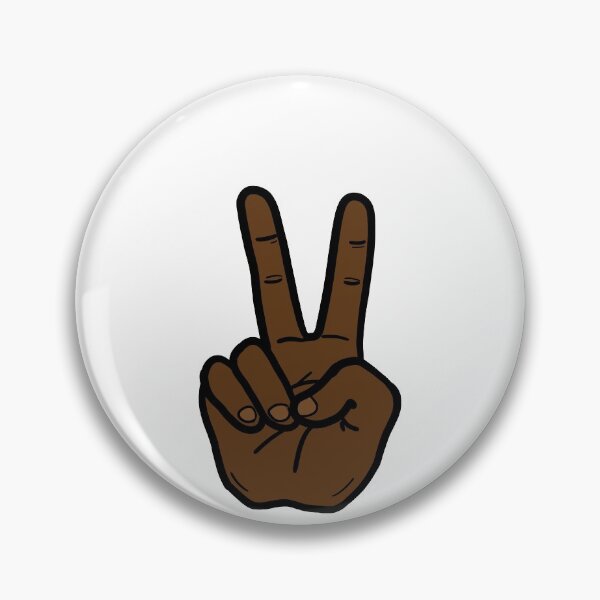 Item preview, V Sign Hand Black Lives Matter designed and sold by Nalidsa Sukprasert.