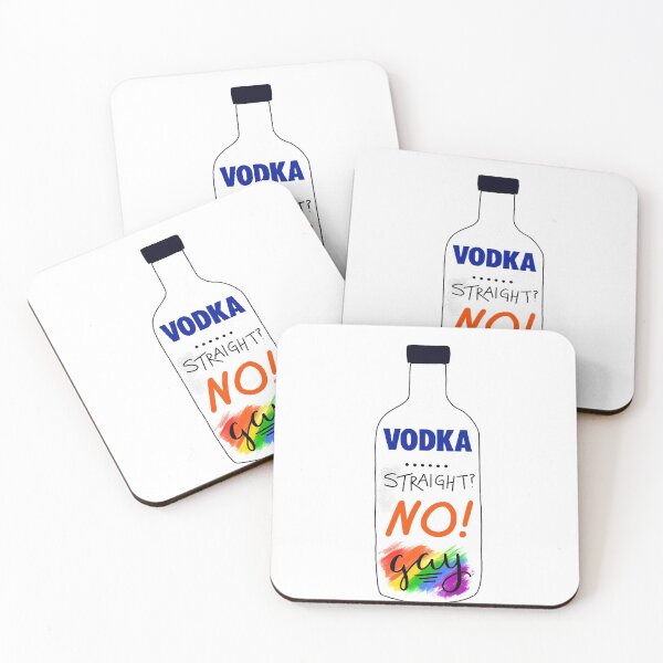 Item preview, Vodka. Straight? No, Gay! designed and sold by ellenmimi.