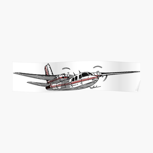Aero Commander 500 N444BD Poster