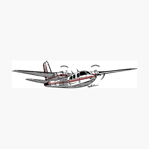 Aero Commander 500 N444BD Photographic Print