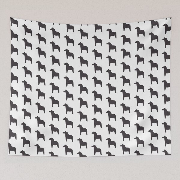 Item preview, The Swedish Dalahorse in black siluette designed and sold by Swedishorigin.