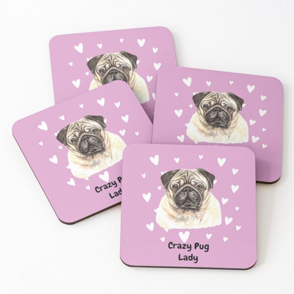 Item preview, Crazy Pug Lady - Dogs designed and sold by Teez-Me.