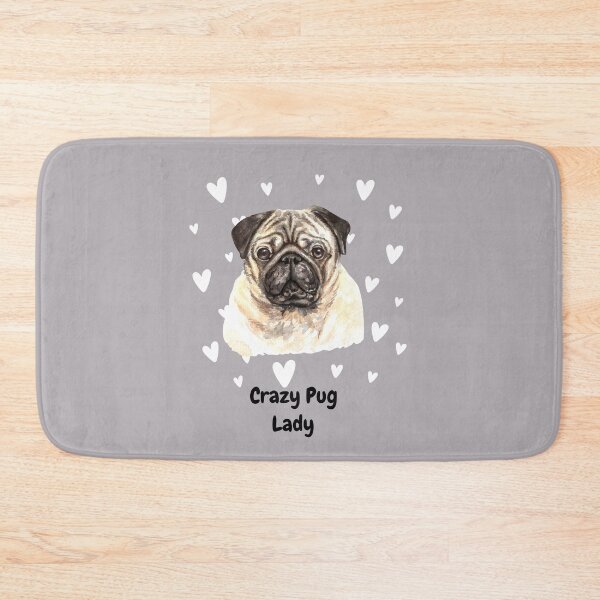 Item preview, Crazy Pug Lady - Dogs designed and sold by Teez-Me.