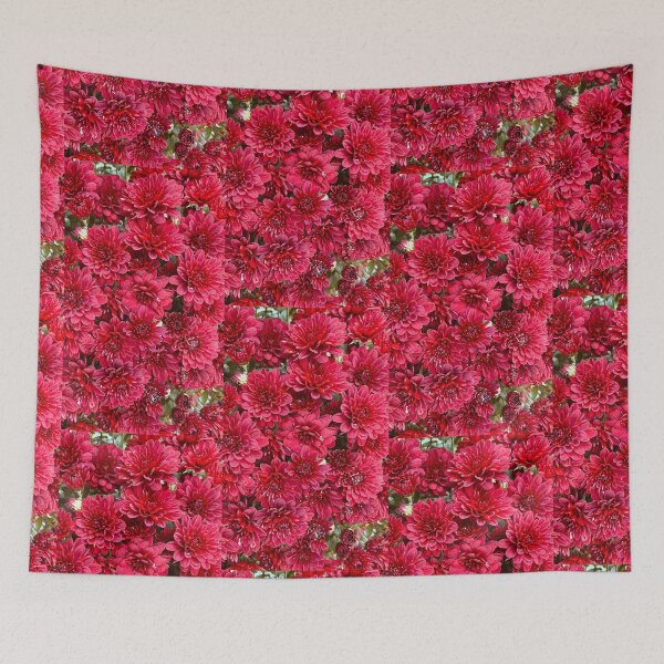 Item preview, Red Mums Blooming designed and sold by navitaelwell.