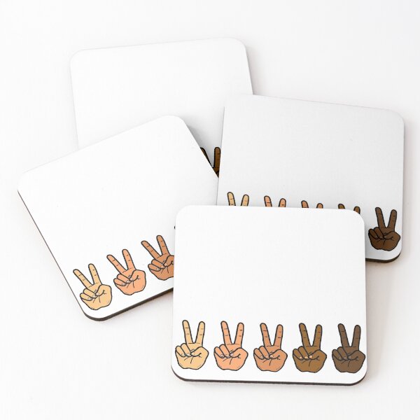 Item preview, V Sign Hand Racial Equality designed and sold by Nalidsa Sukprasert.
