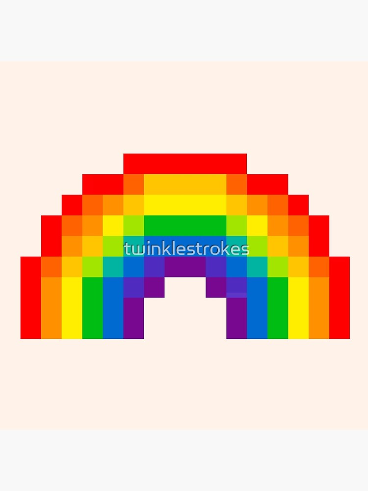 little posite one rainbow pixel