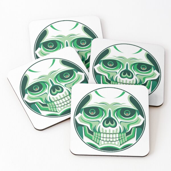 Item preview, Emerald Cypher Skull (for light colored substrate) designed and sold by RYSHU.