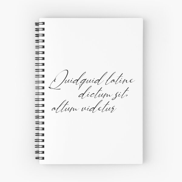Item preview, Quidquid latine dictum sit, altum videtur designed and sold by StillInBeta.