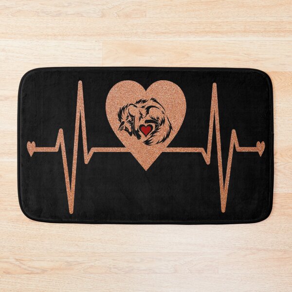 Item preview, Cute Fox lovers Heartbeat designed and sold by Cute Pawz.