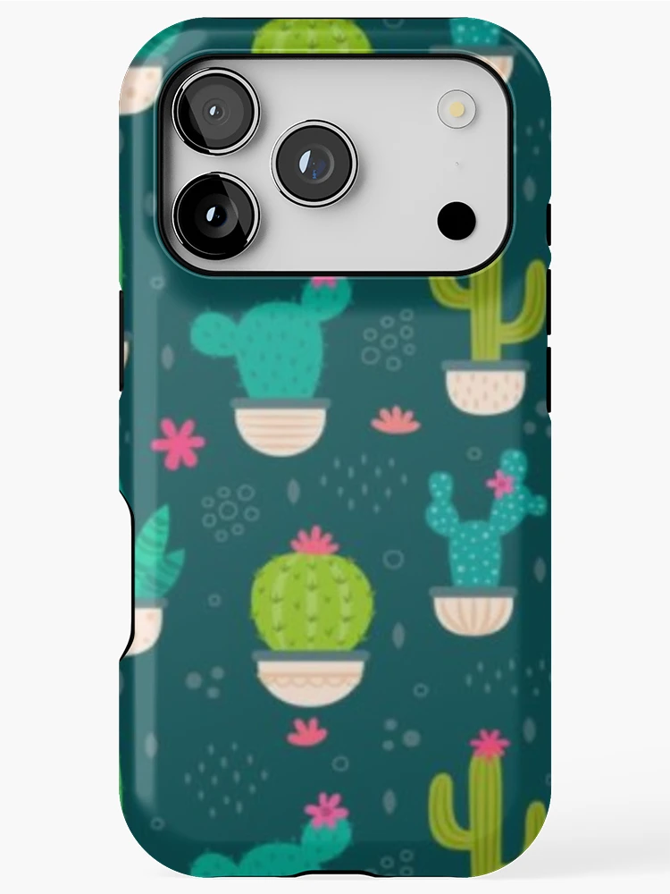 Thumbnail 1 of 4, iPhone Case, Cacti Colorful Pattern designed and sold by RheanaDesigns.