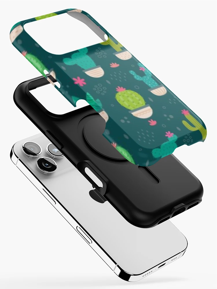 Thumbnail 2 of 4, iPhone Case, Cacti Colorful Pattern designed and sold by RheanaDesigns.
