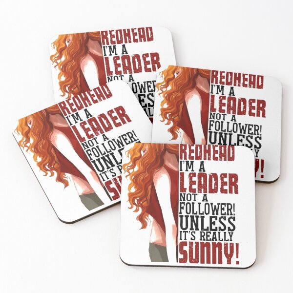 Item preview, I'm A Redhead I'm A Leader Not A Follower Unless It's Really Sunny designed and sold by Terri-Wong-9720.