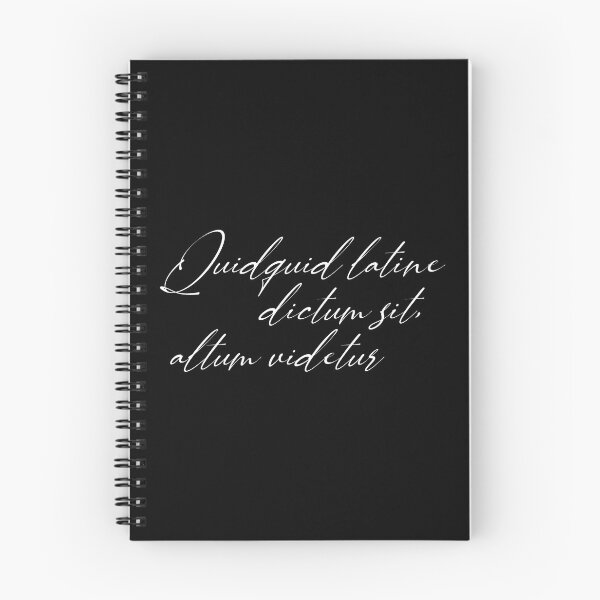 Item preview, Quidquid latine dictum sit, altum videtur designed and sold by StillInBeta.
