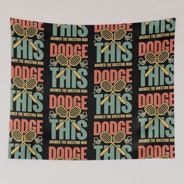 Item preview, Dodge This | Answer The Question Man Political Debate Satire  designed and sold by GravitiTees.