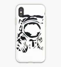 spaceman silhouette iPhone Case