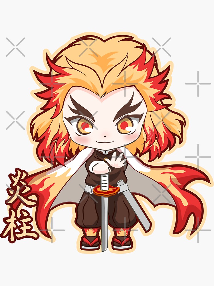 Chibi Kyojuro Rengoku Hashira Kimetsu No Yaiba Tote Kimetsu No Yaiba ...