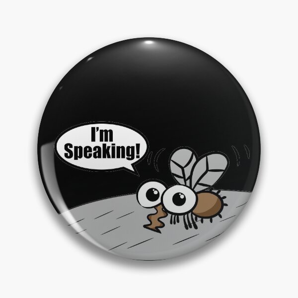 Item preview, I'm Speaking! - fly on Pence designed and sold by Craftaholic.