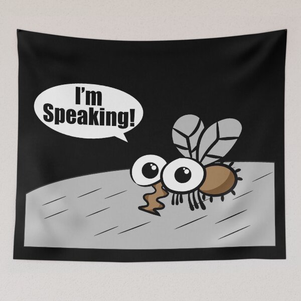 Item preview, I'm Speaking! - fly on Pence designed and sold by Craftaholic.