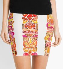 Tiki Totem – Fiery Palette Mini Skirt