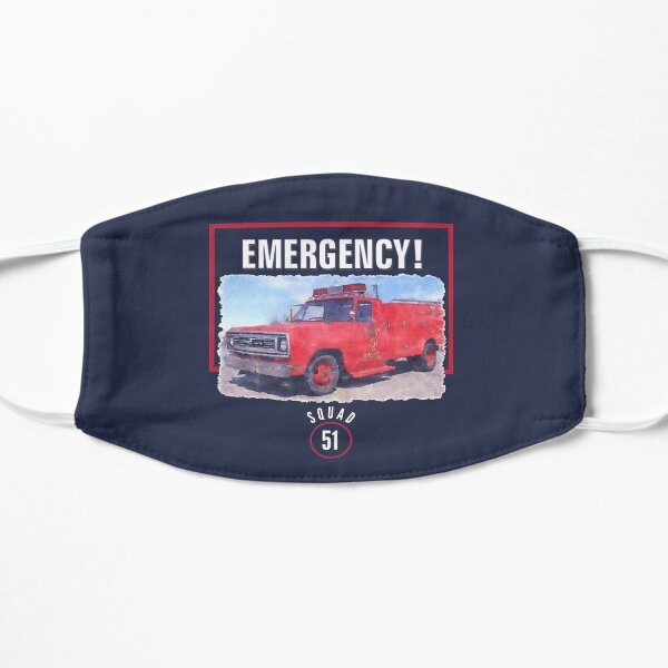 Emergency Squad 51 Truck Flat Mask
