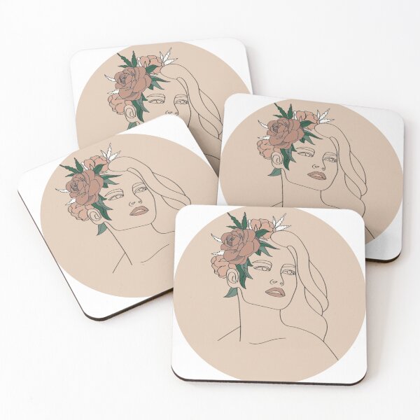 Item preview, Women with flowers in her hair designed and sold by Sydney Reed.