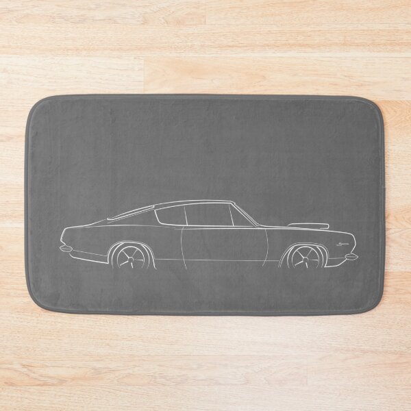Item preview, 1969 Barracuda - profile stencil white designed and sold by mal-photography.