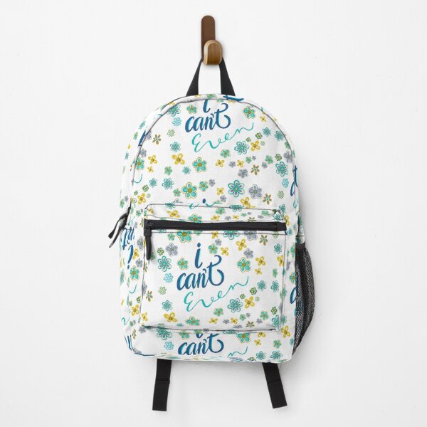 Item preview, I can't even with cute flowers - Mustard and Teal Palette designed and sold by Squarebird.