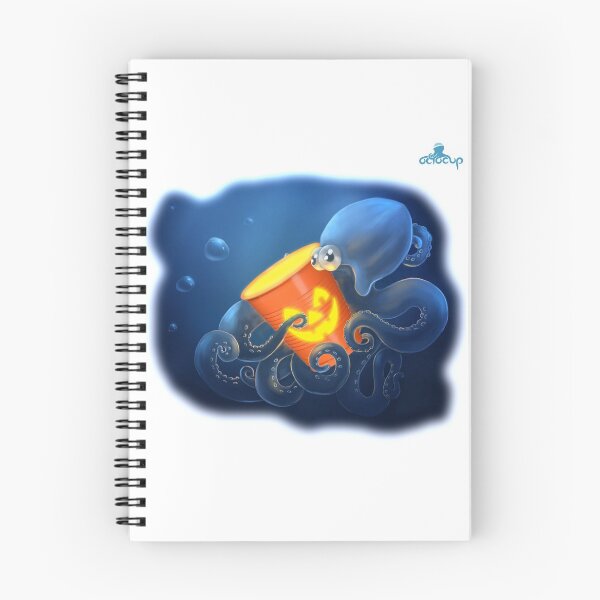 Item preview, Octopus With Pumpkin Plastic Cup Halloween designed and sold by OctocupShop.