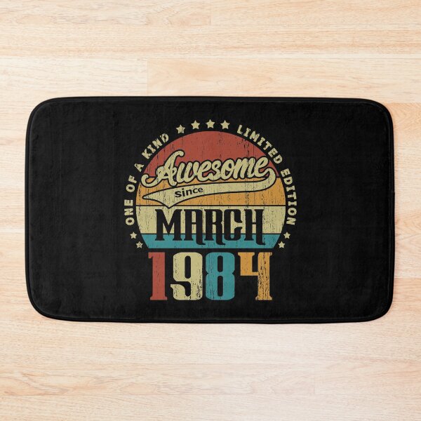 Item preview, Vintage March 1984 One Of A Kind Awesome Since March 1984 37th Birthday Gift 37 Years Old designed and sold by Takatv.
