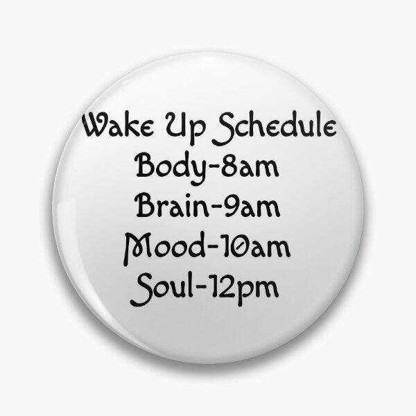 Item preview, Wake Up Schedule  designed and sold by Happy  Holiday.