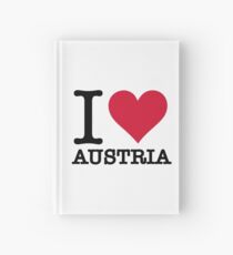 I love Austria Hardcover Journal