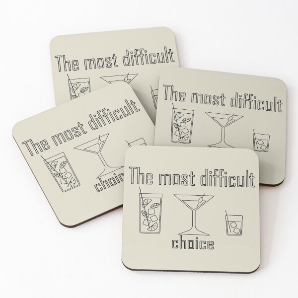 Item preview, Difficult Choice of Cocktail designed and sold by VikiQuick.