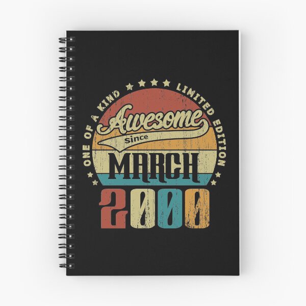 Item preview, Vintage March 2000 One Of A Kind Awesome Since March 2000 21st Birthday Gift 21 Years Old designed and sold by Takatv.