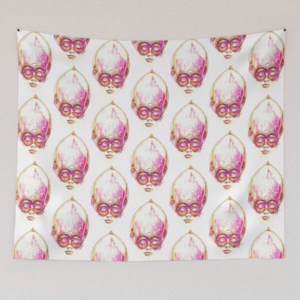 Artikelvorschau, Maske in pink entworfen und verkauft von Bless-Up-Store.