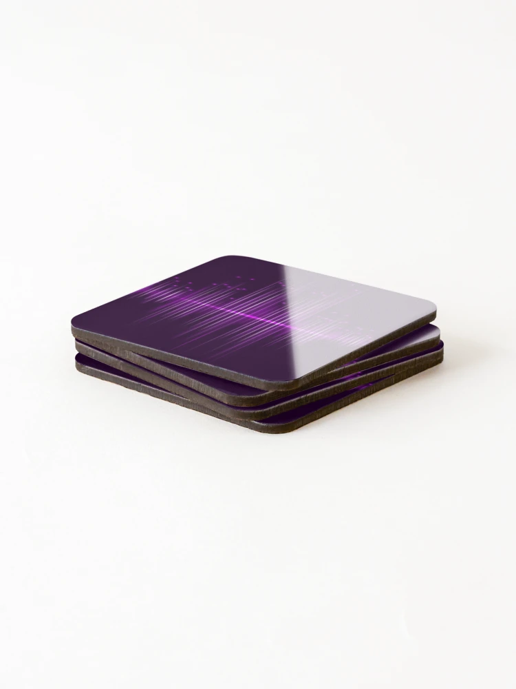 Thumbnail 4 of 5, Coasters (Set of 4), Light Rays Technology Design designed and sold by VikiQuick.