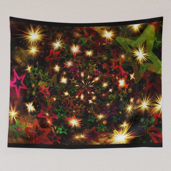 Item preview, Stars Christmas Face Masks - Christmas Stars designed and sold by ravishdesigns.