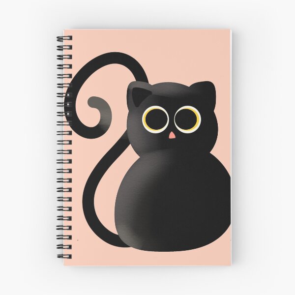 Item preview, puffy black cat designed and sold by Wizabi.
