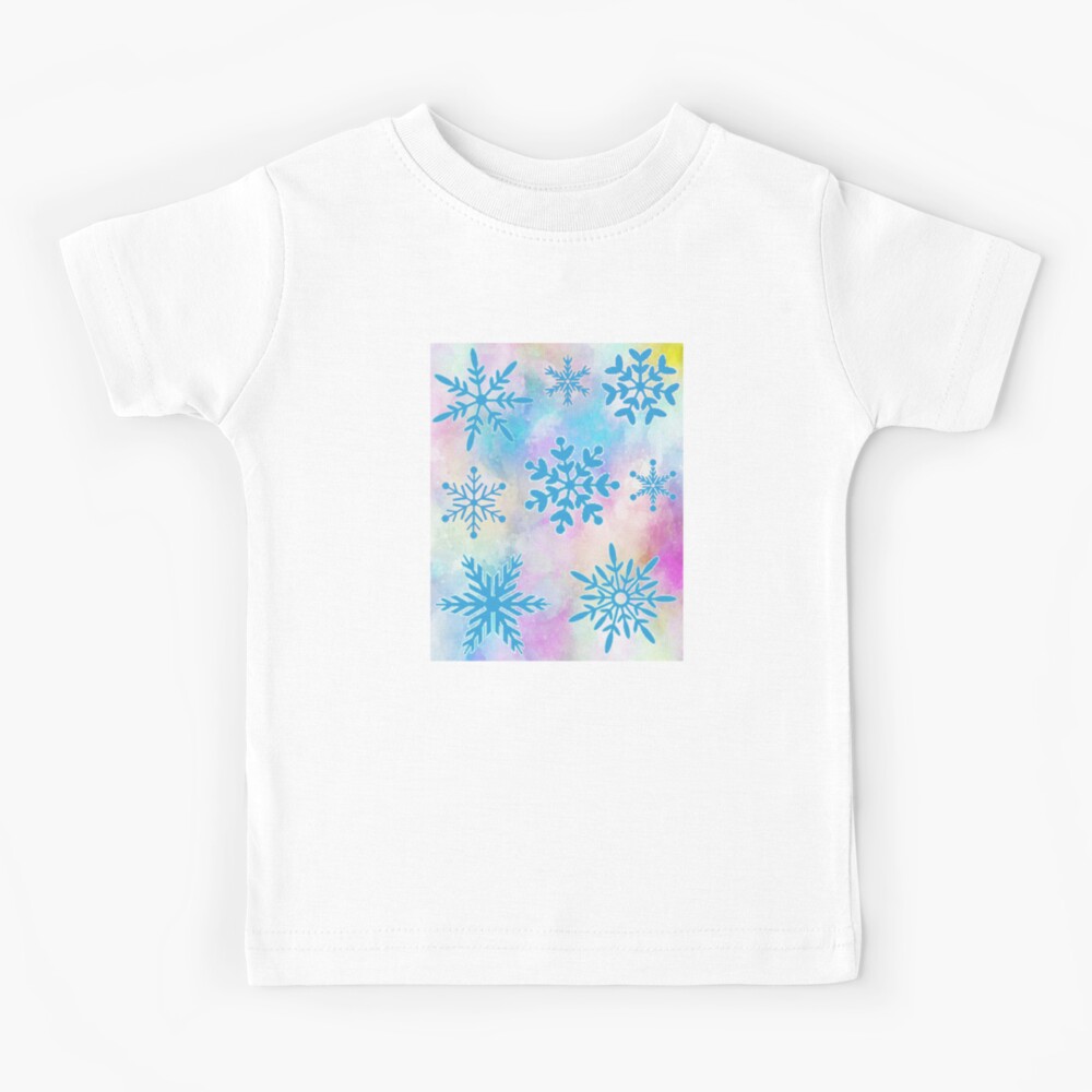 Glitter Snowflakes Kids T-Shirt for Sale by Glenn Labao