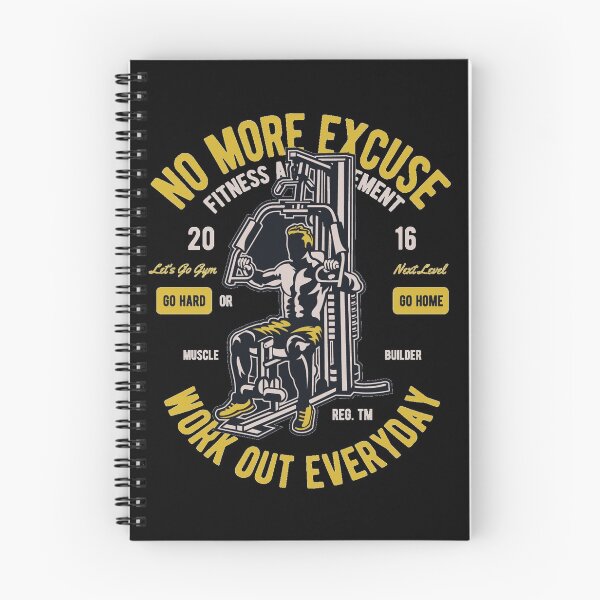 Item preview, No more excuse, workout everyday - Awesome bodybuilder Gift designed and sold by Teenation9.