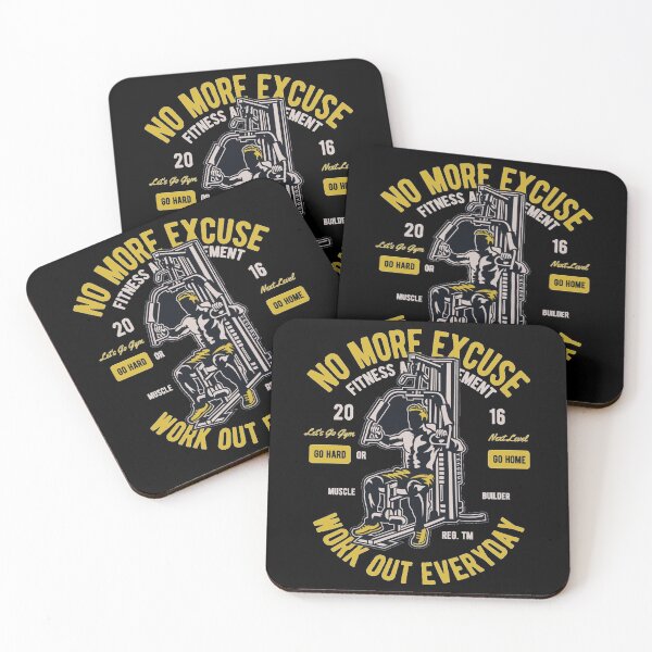 Item preview, No more excuse, workout everyday - Awesome bodybuilder Gift designed and sold by Teenation9.