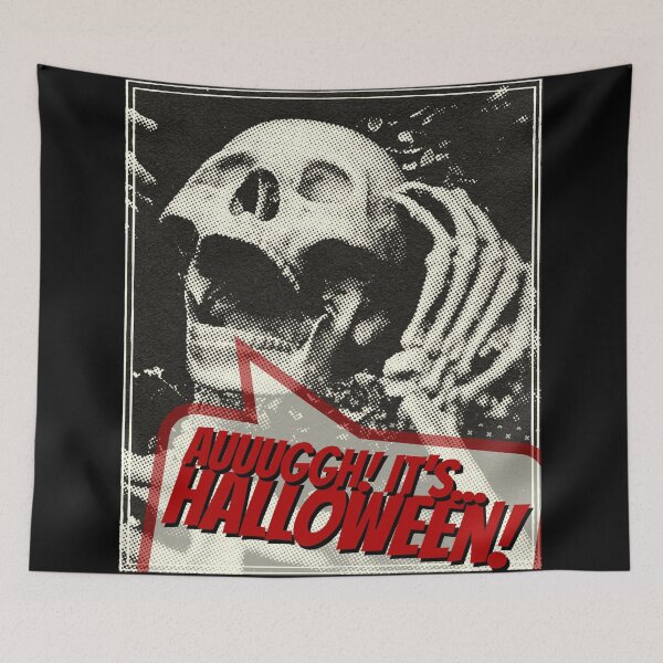 Item preview, Vintage Screaming Skeleton designed and sold by CRHPOD20.