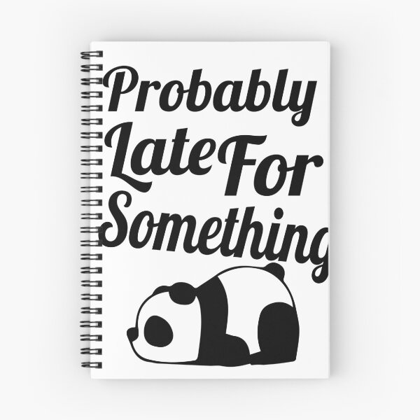 Item preview, Probably Late For Something, sleepy panda designed and sold by Szak129.